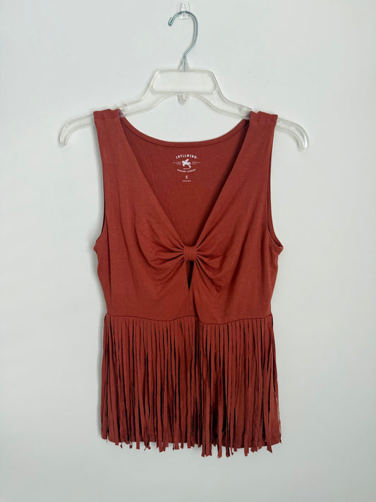 Idyllwind Women’s Bluebell Twist & Fringe Top