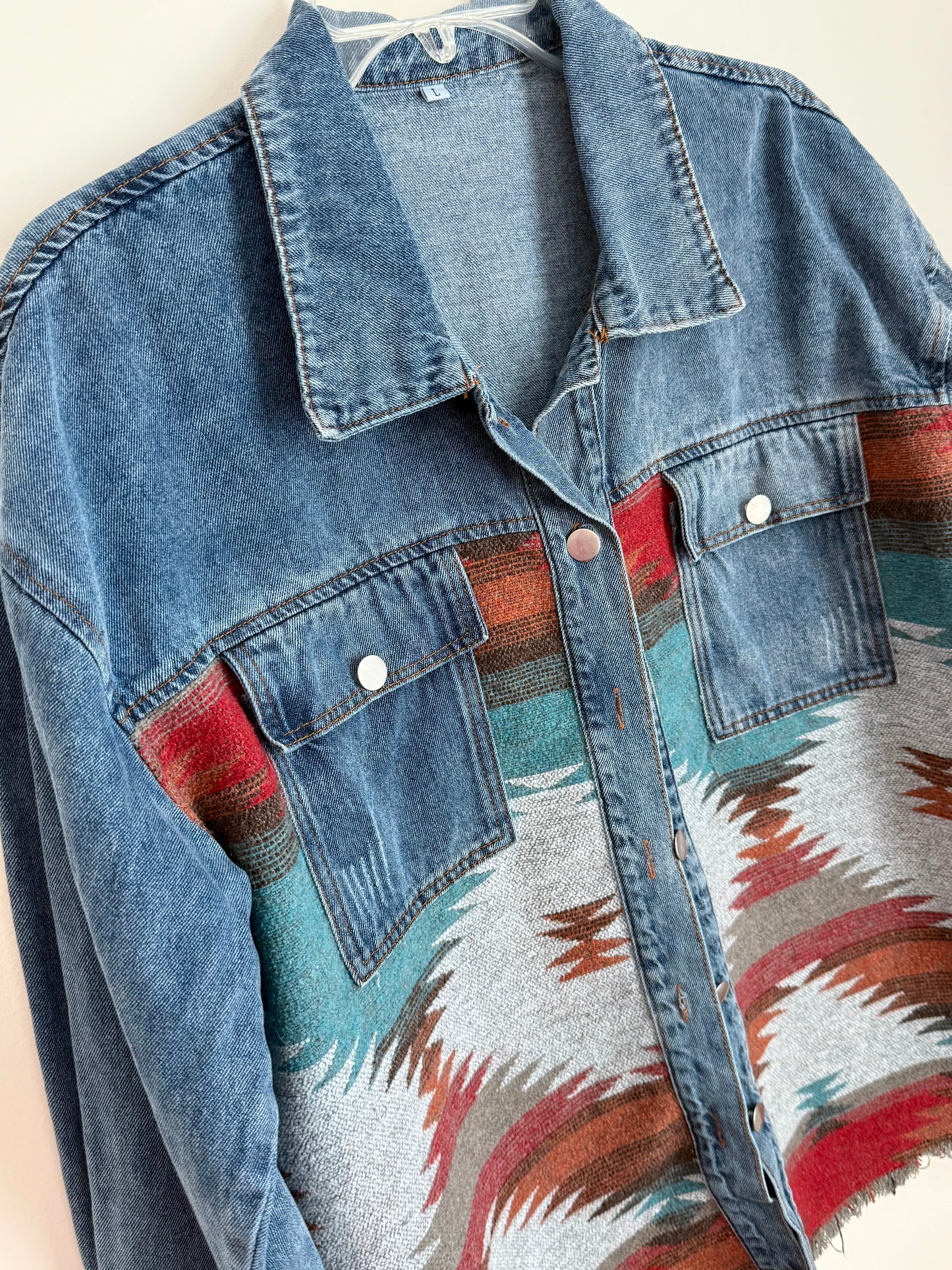 Western Denim Shacket