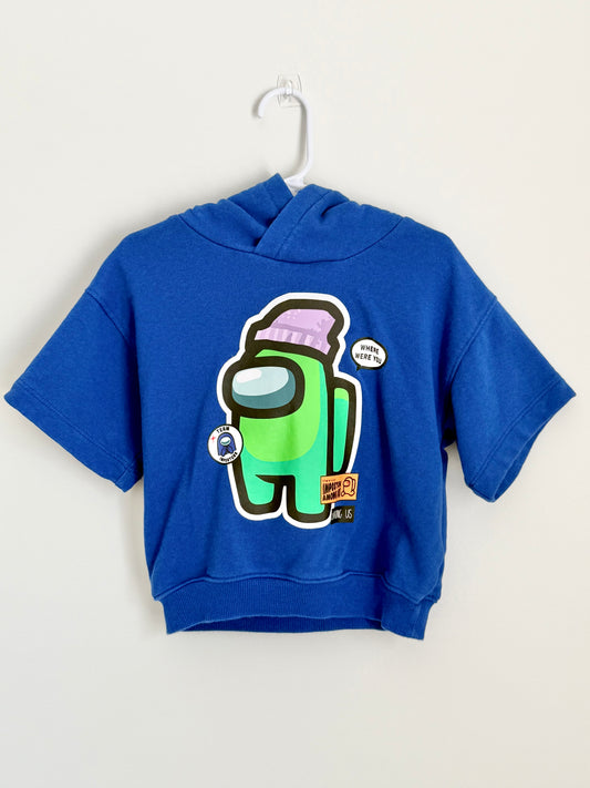 H&M Among Us Short-Sleeved Hoodie