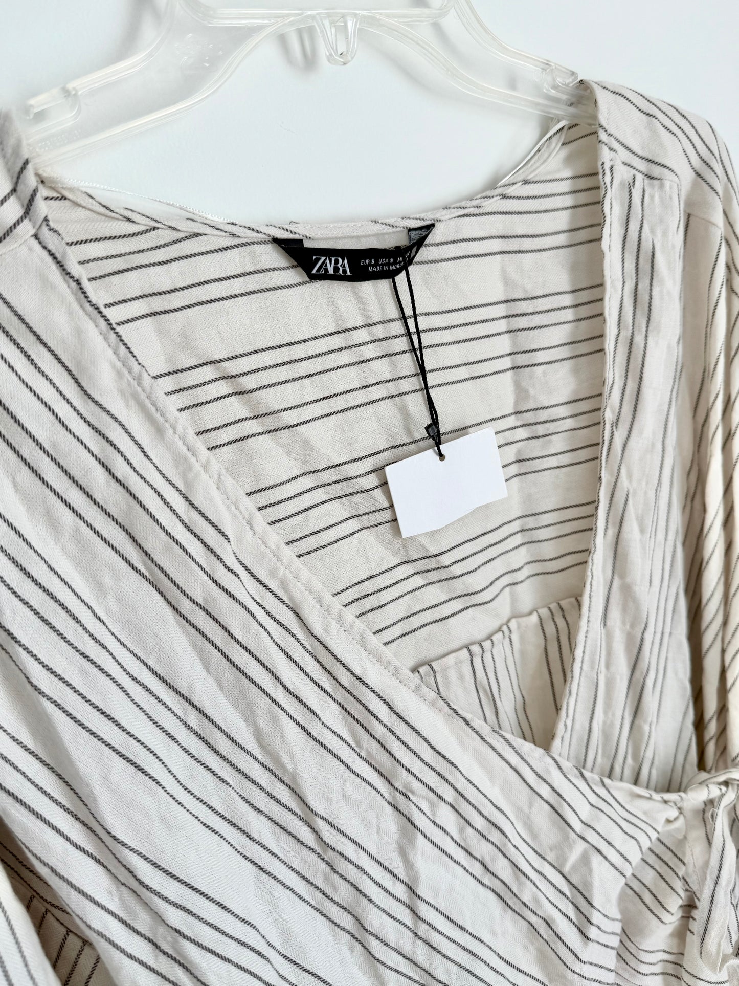 Zara Rustic Wrap Shirt