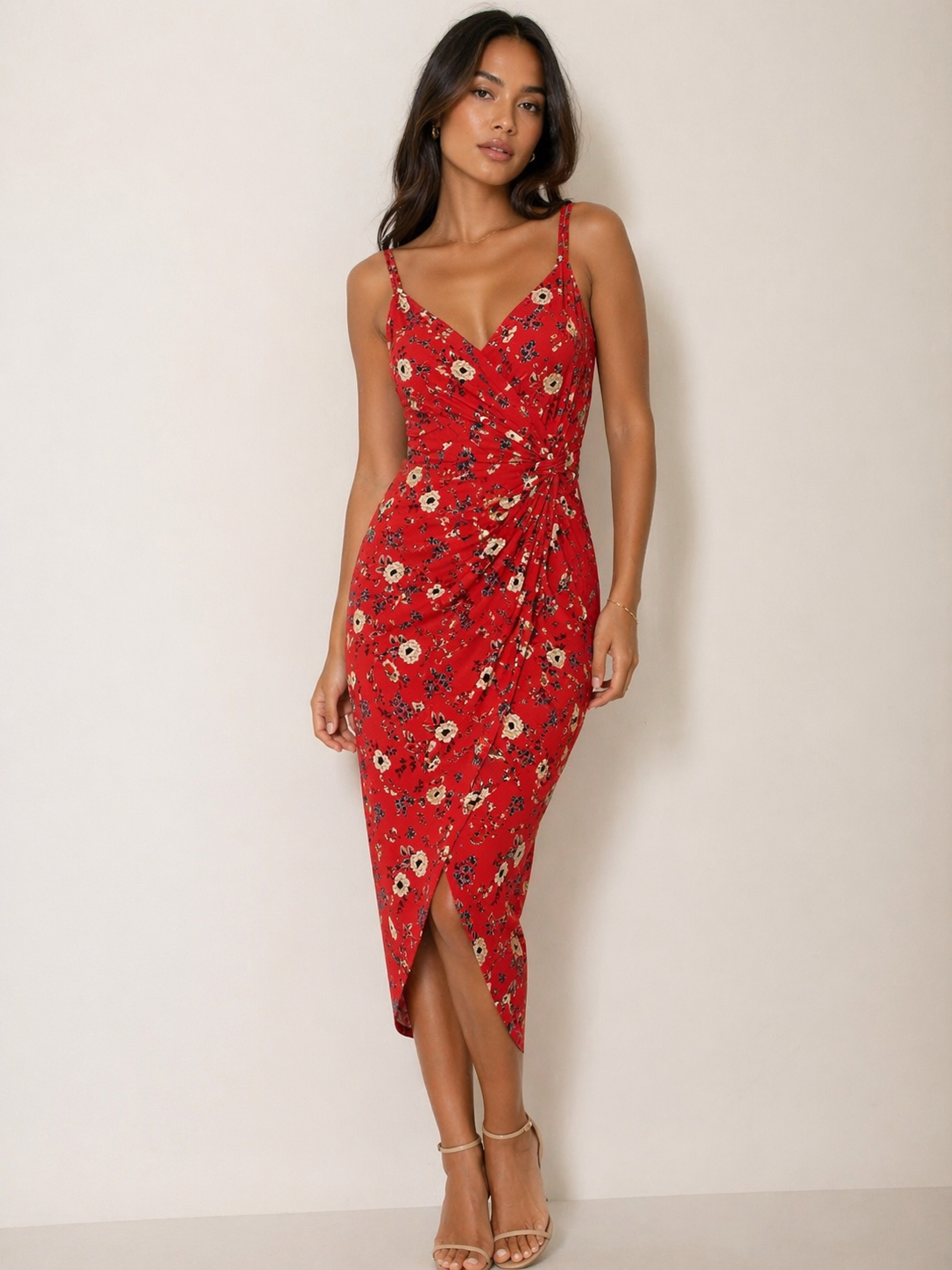 Nine Britton Fitted Midi Dress