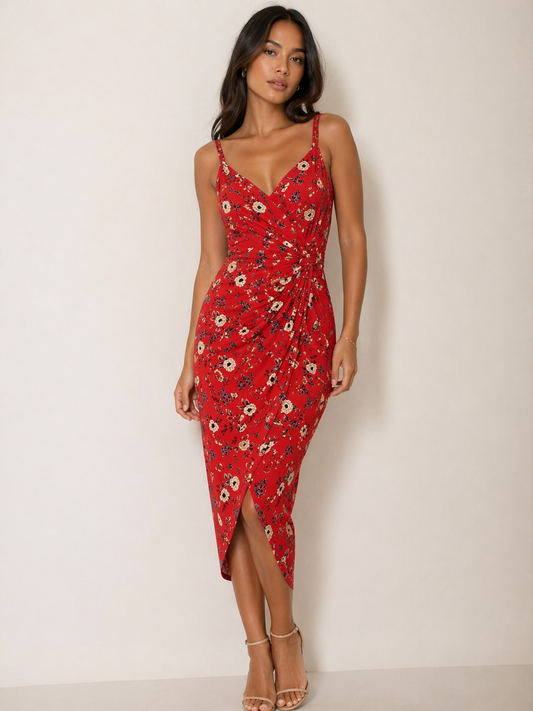 Nine Britton Fitted Midi Dress