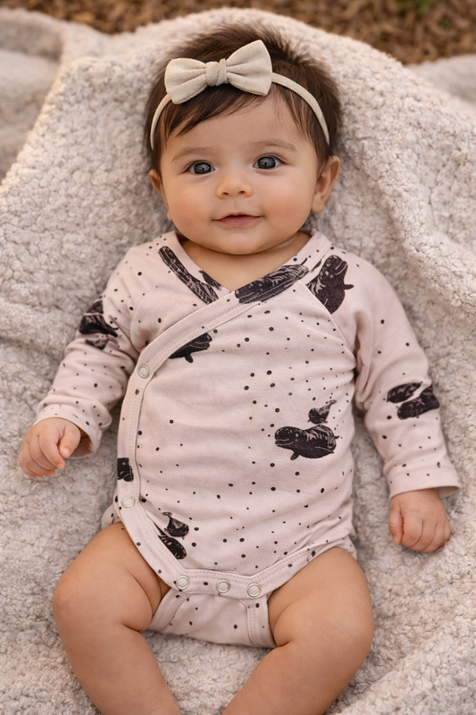 Kate Quinn Beluga Whale Purple Bodysuit