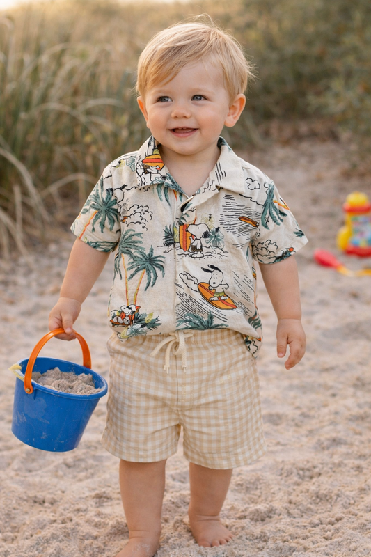 Zara Peanuts Collared Shirt