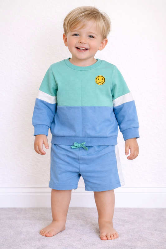 Little Me Color-block Set