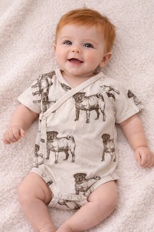Kate Quinn Cotton Pug Bodysuit