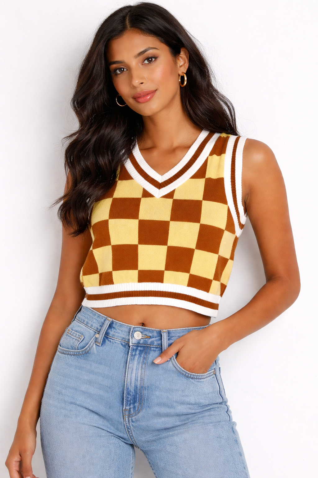 Urban Outfitters Checkered Vest