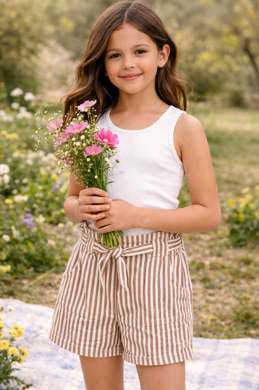 Zara Paperbag Waist Shorts