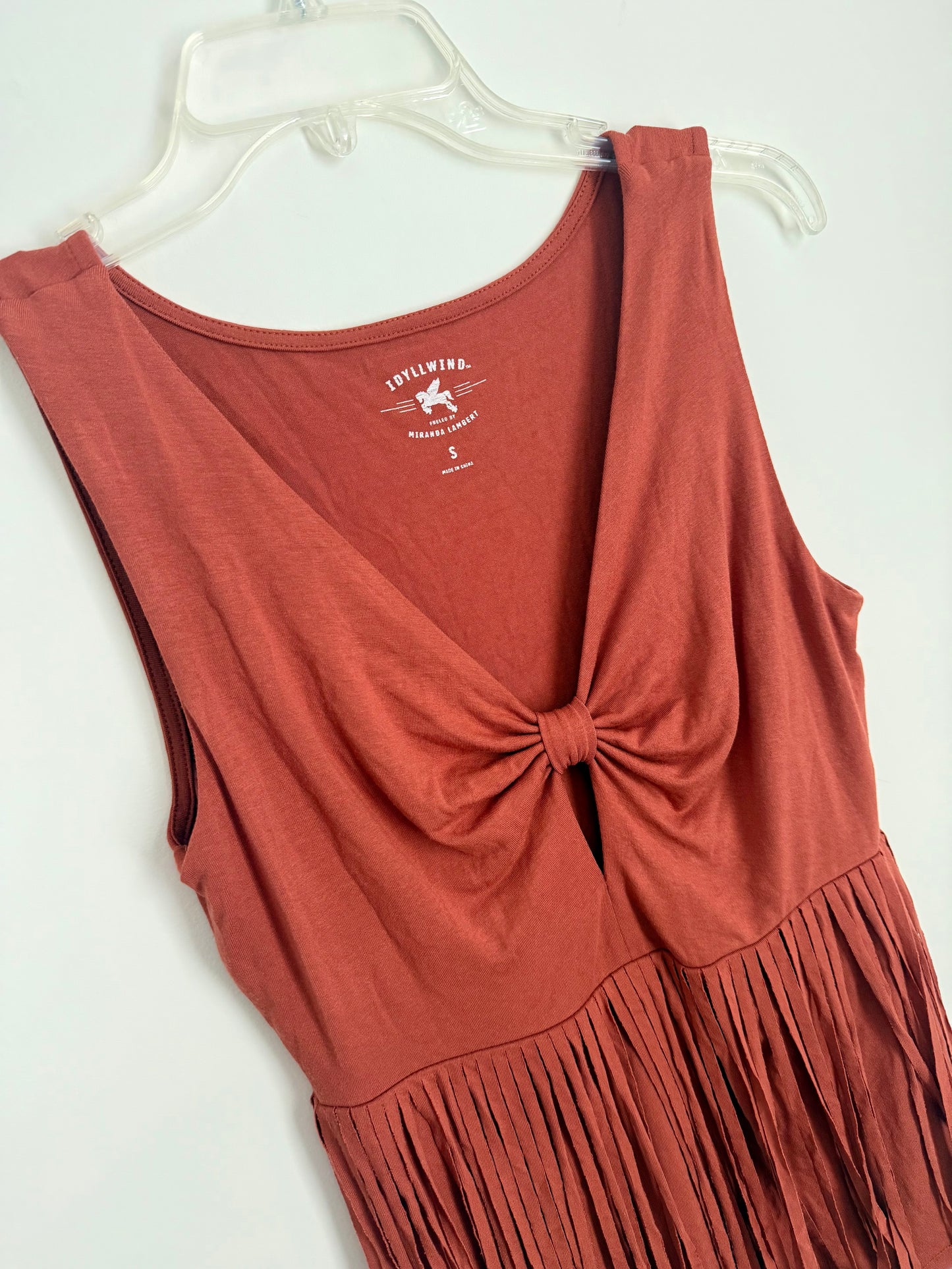 Idyllwind Women’s Bluebell Twist & Fringe Top