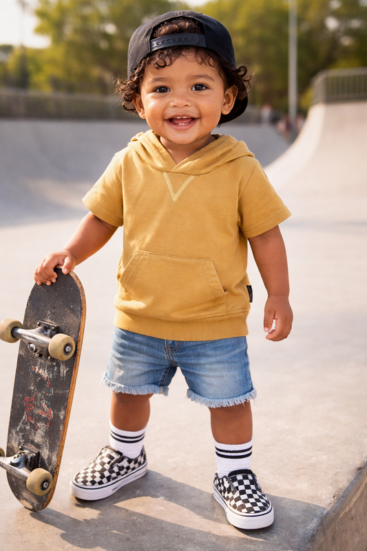 Little Bipsy Short Sleeve Hoodie