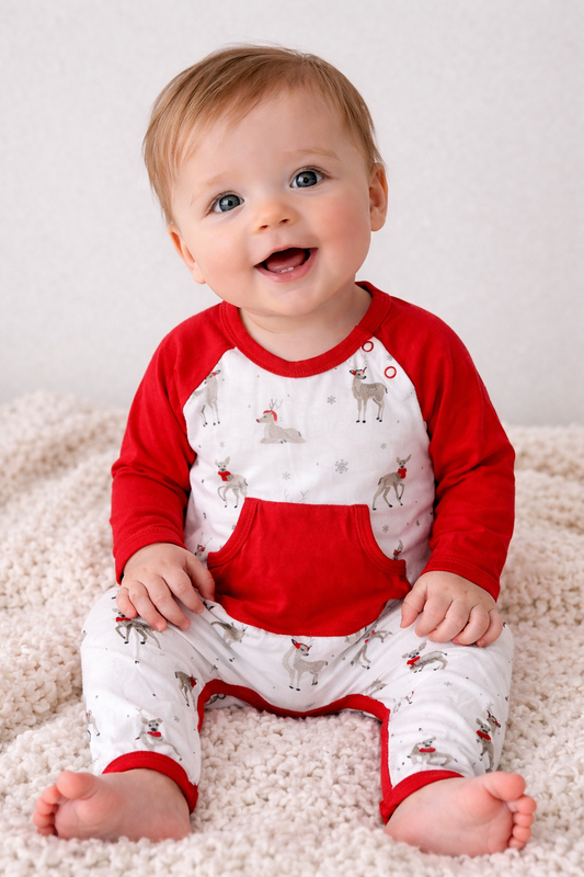 Kyte Baby Cloud Deer Romper