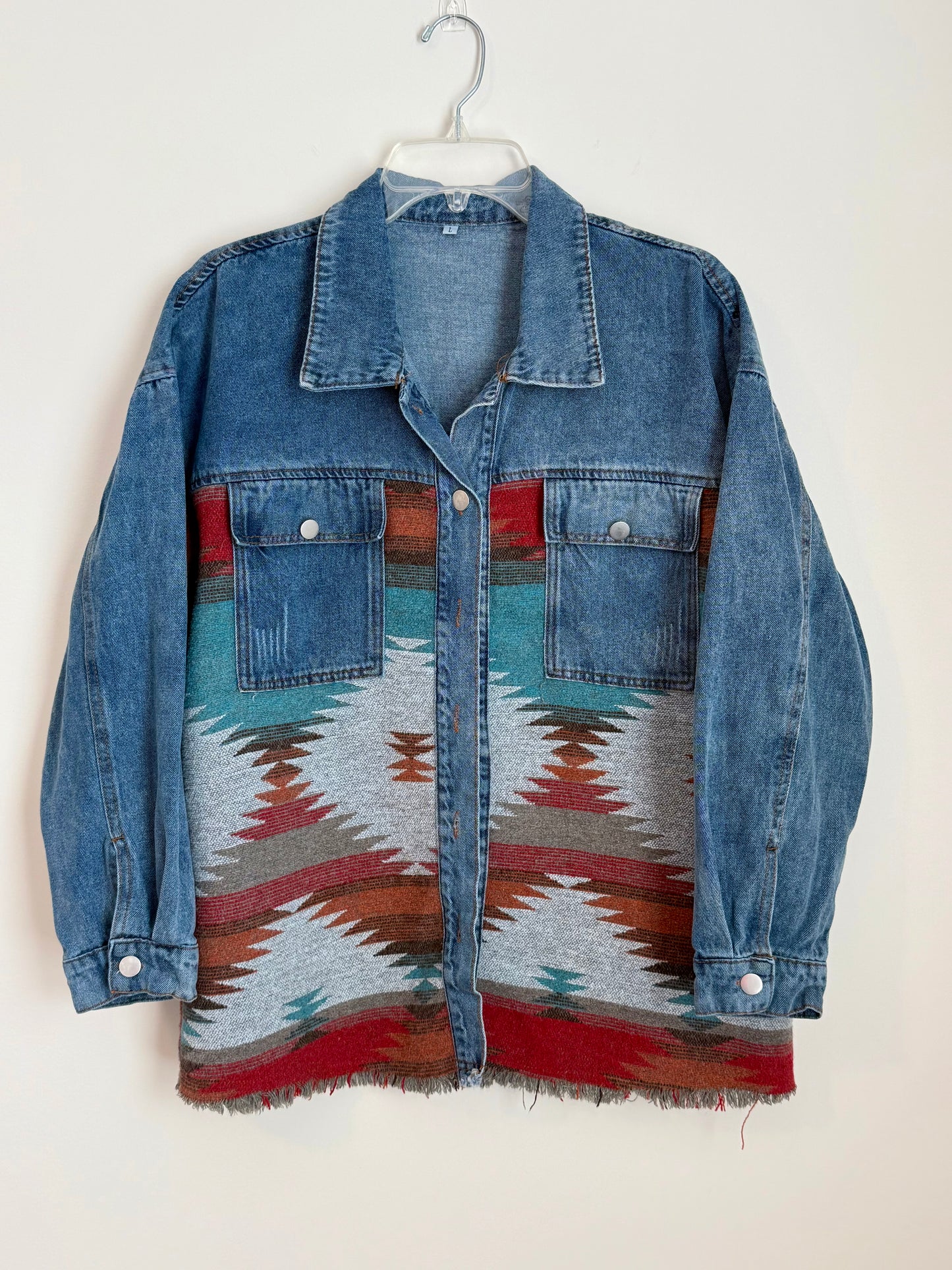 Western Denim Shacket