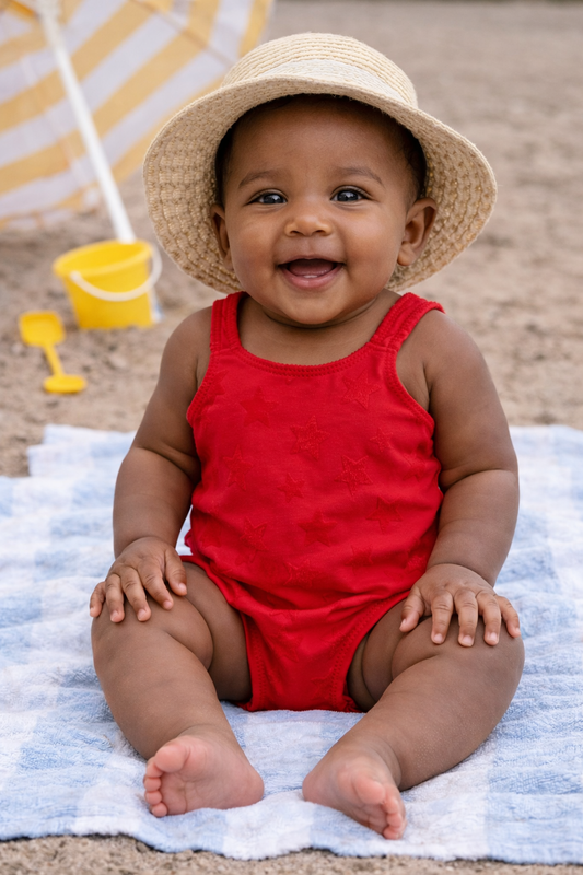 Old Navy Red Stars Swimsuit
