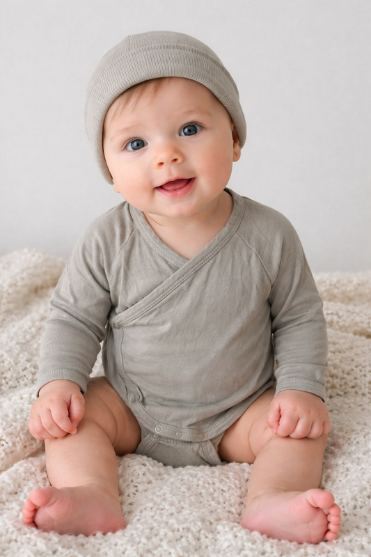 Kate Quinn Bamboo Wrap Onesie