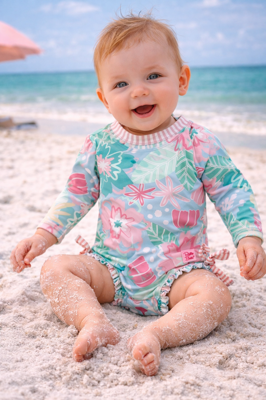 RuffleButts “In Bloom” Rashguard