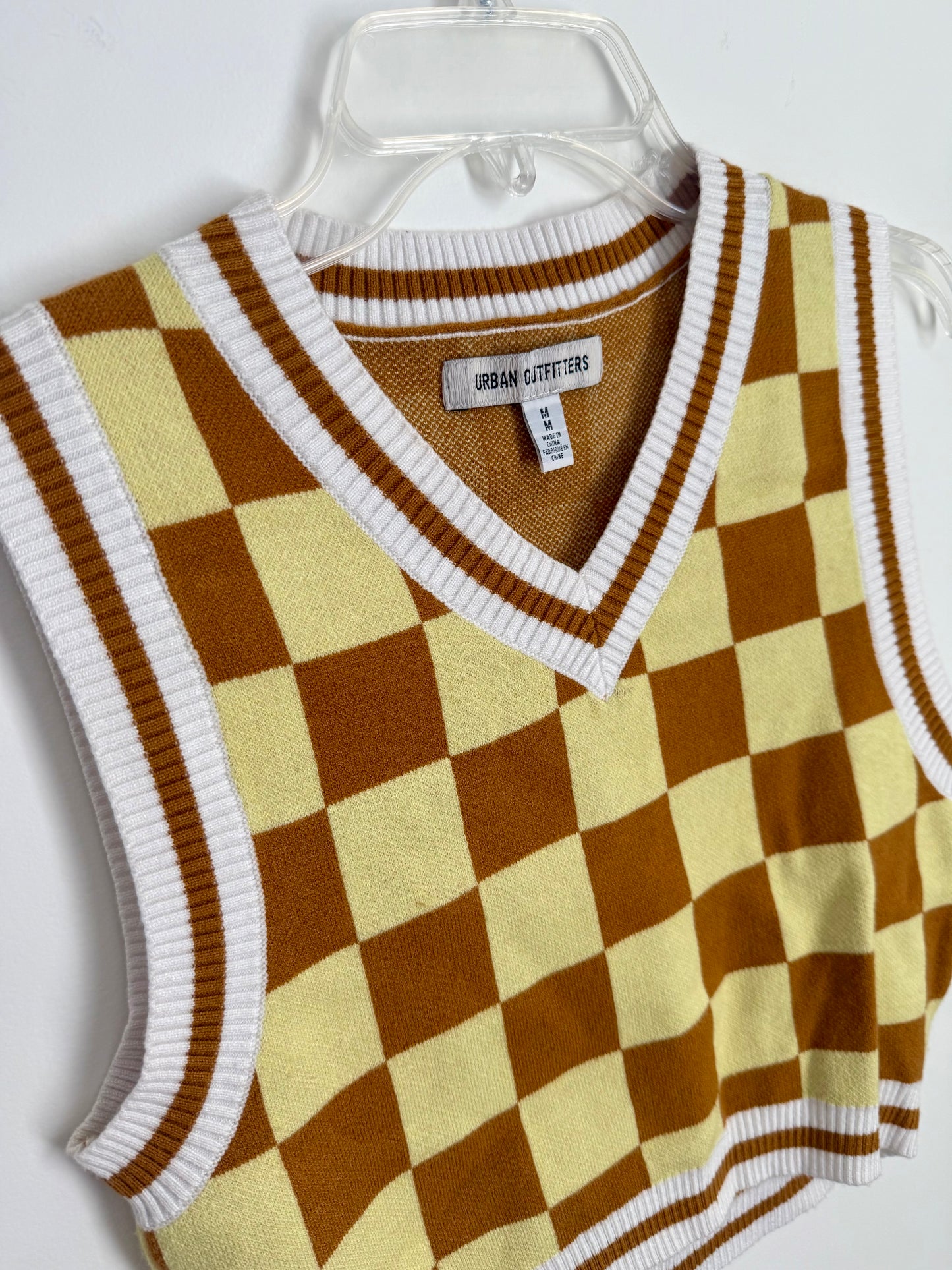 Urban Outfitters Checkered Vest