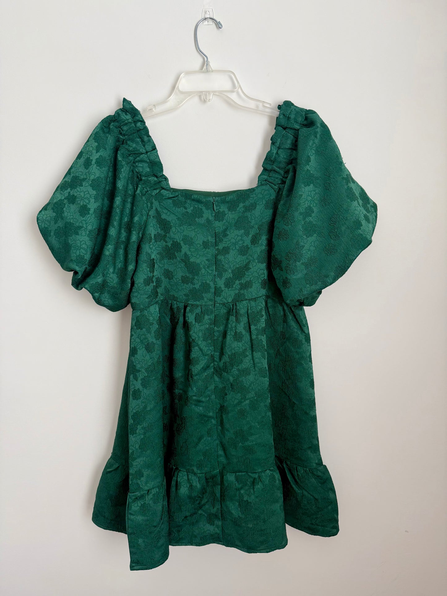 New In Floral Puff Sleeve Mini Dress