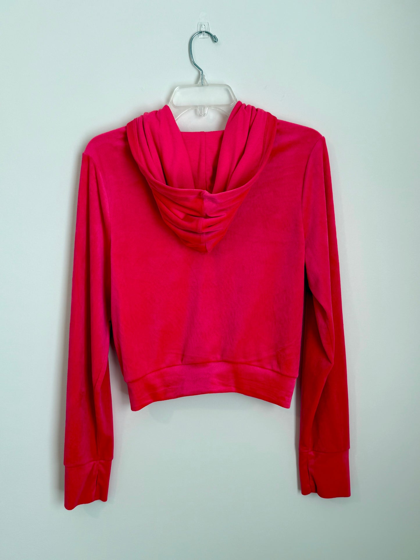 Aerie Hot Pink Velour Hoodie