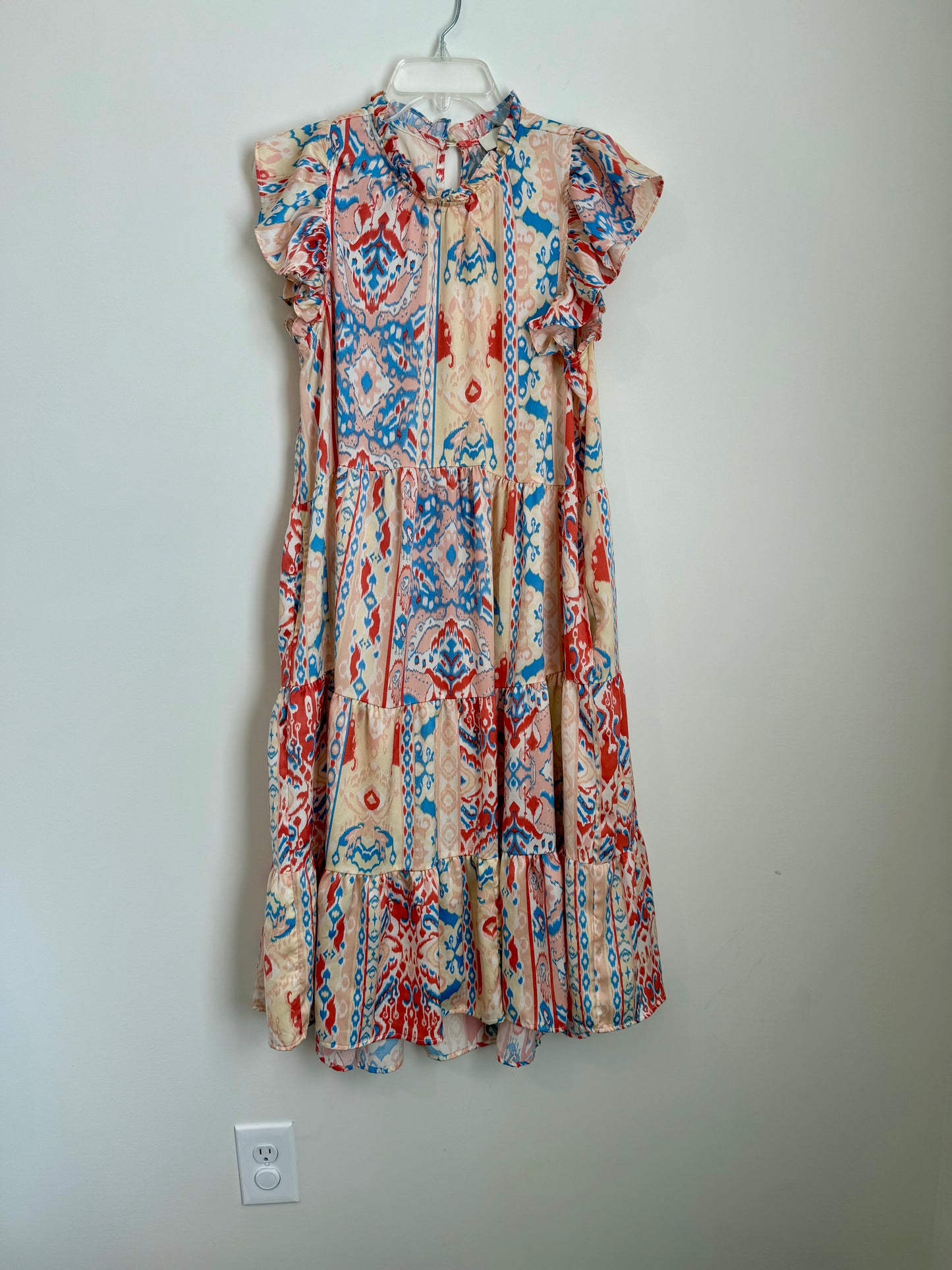 Pinch Boho Ruffle Midi Dress