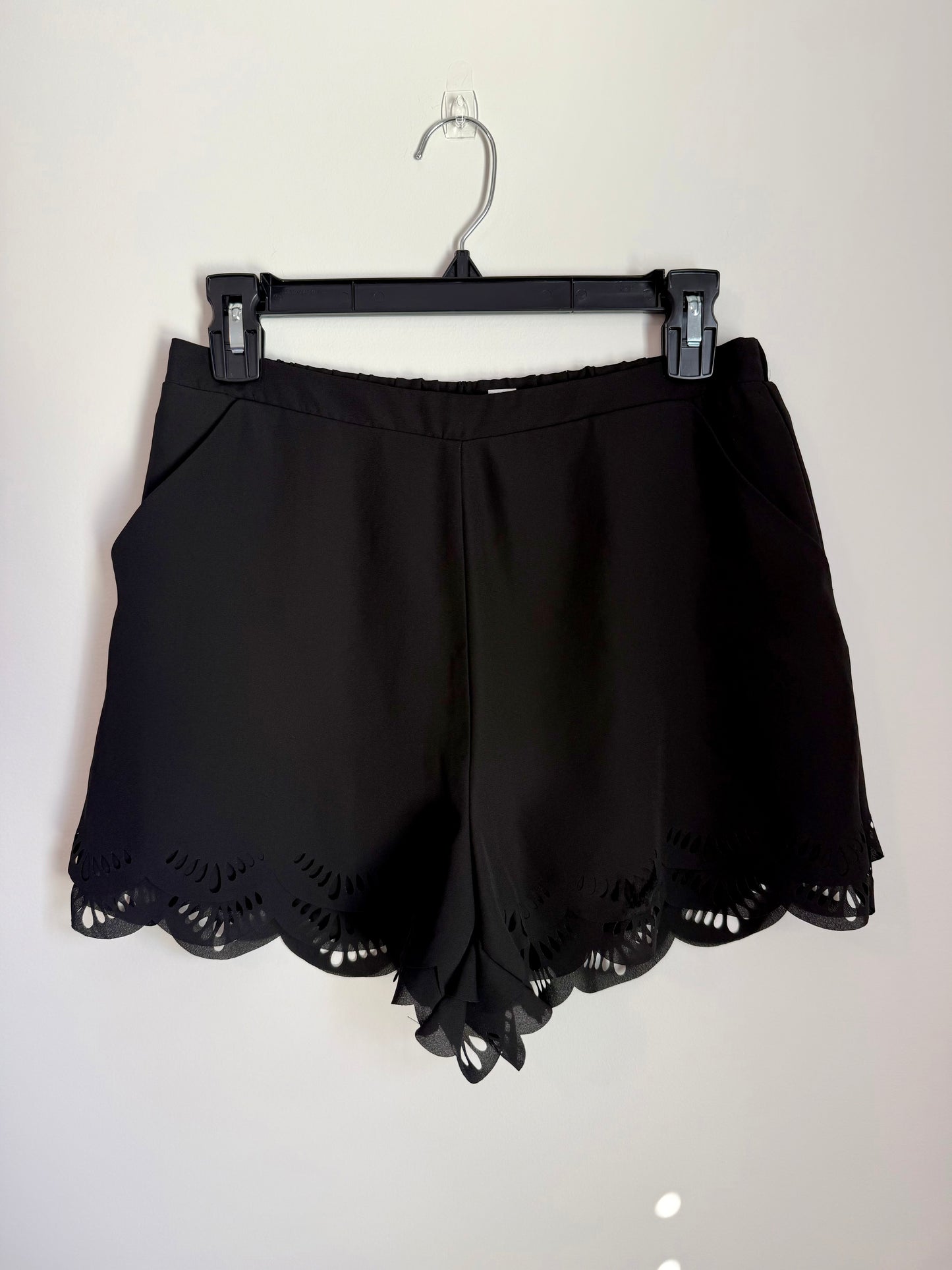 LC Lauren Conrad Scalloped Soft Shorts