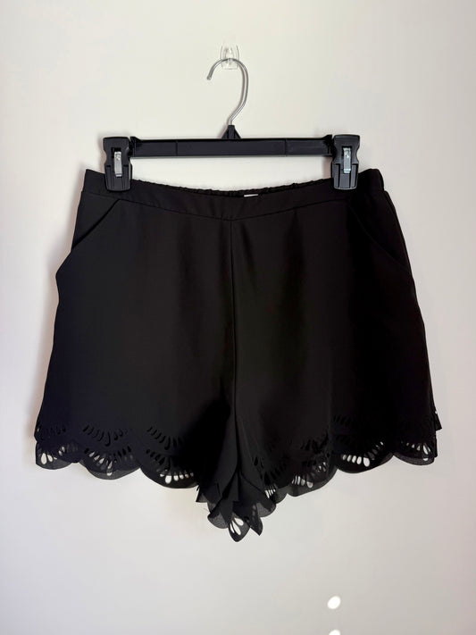 LC Lauren Conrad Scalloped Soft Shorts