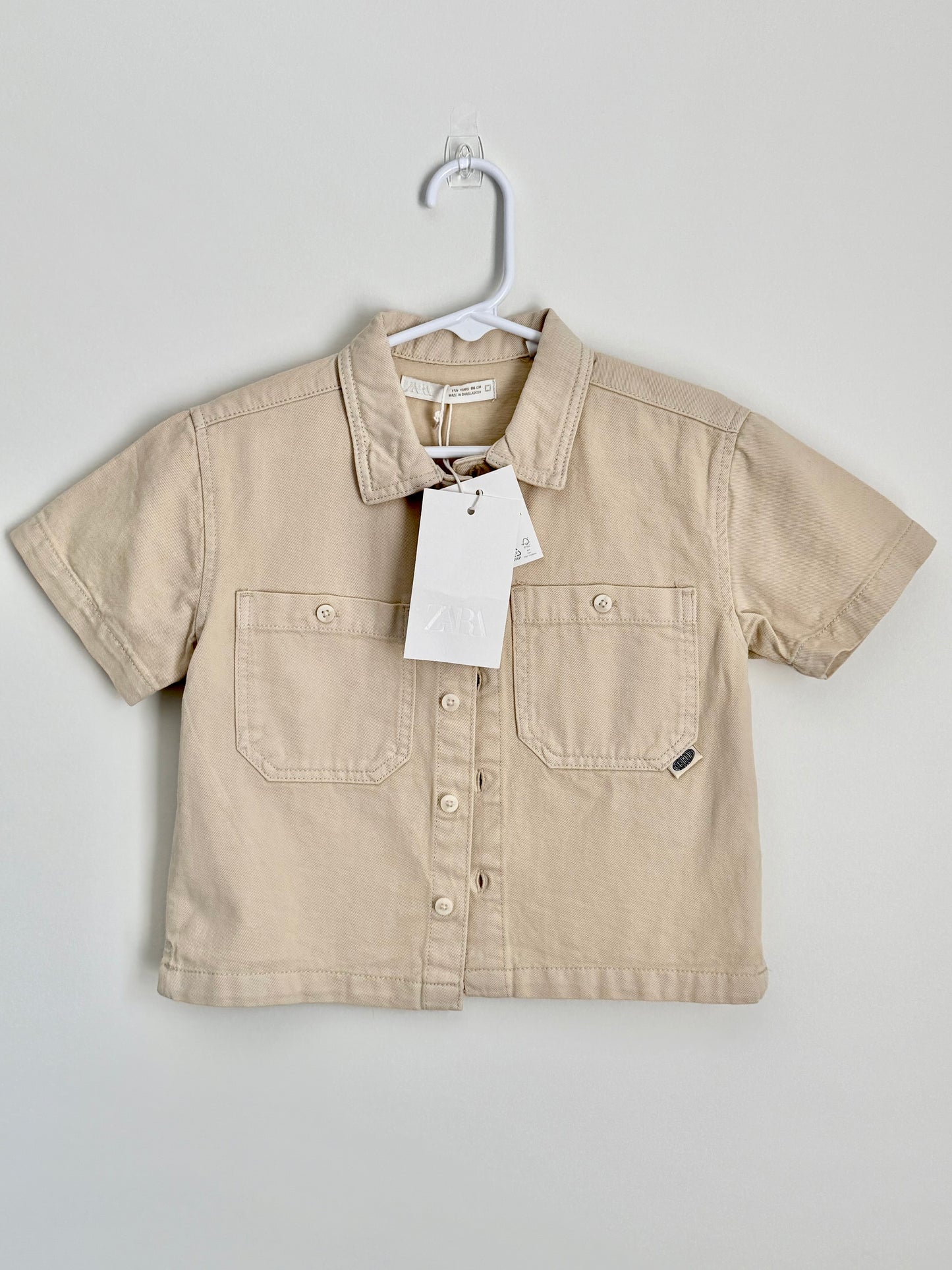Zara "The Big Olita" Khaki Button-Up