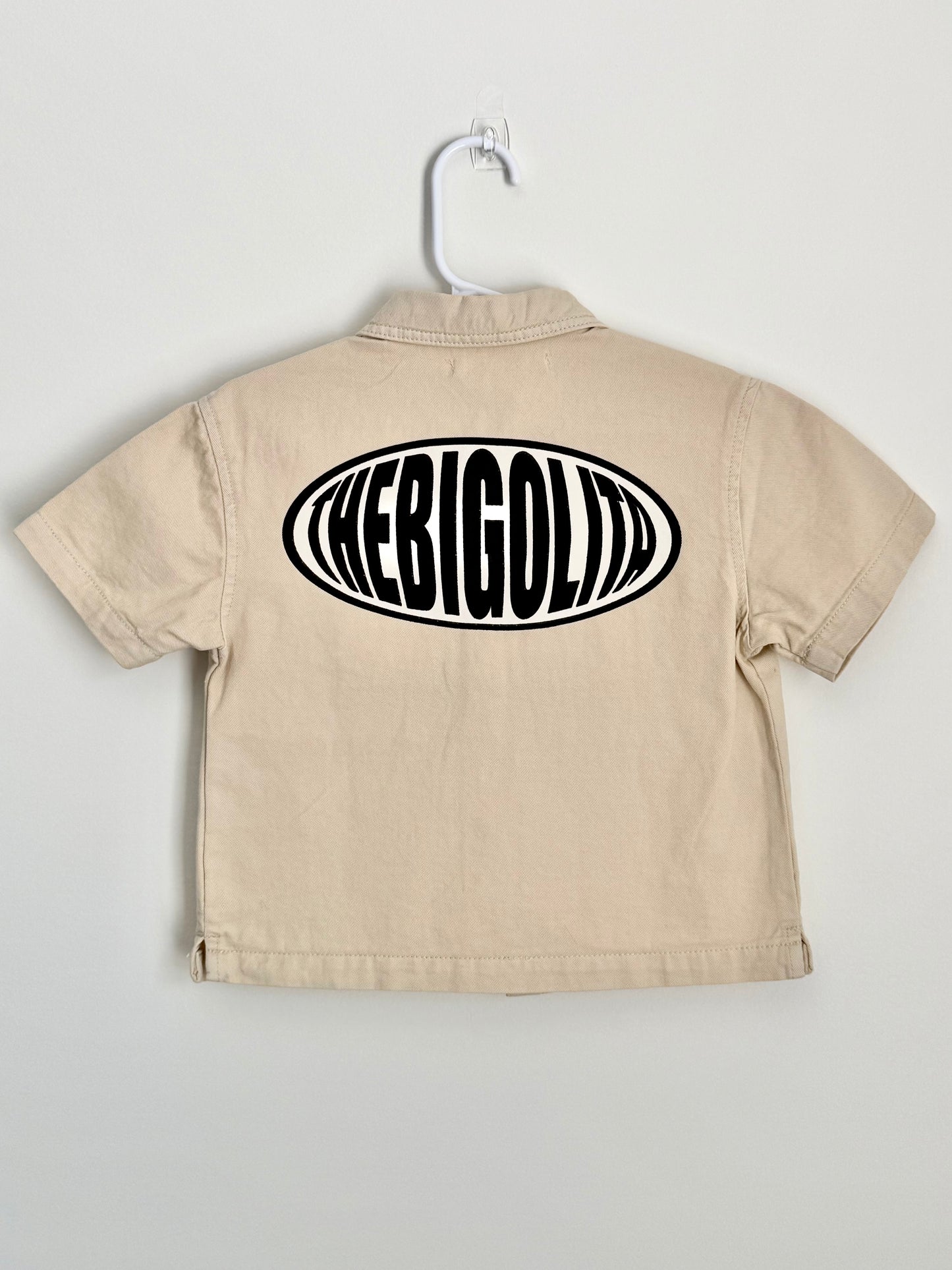 Zara "The Big Olita" Khaki Button-Up