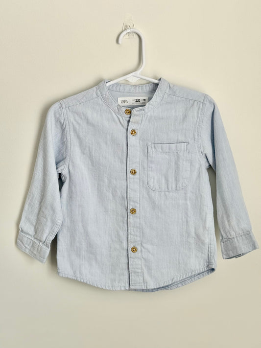 Zara Linen-Blend Shirt