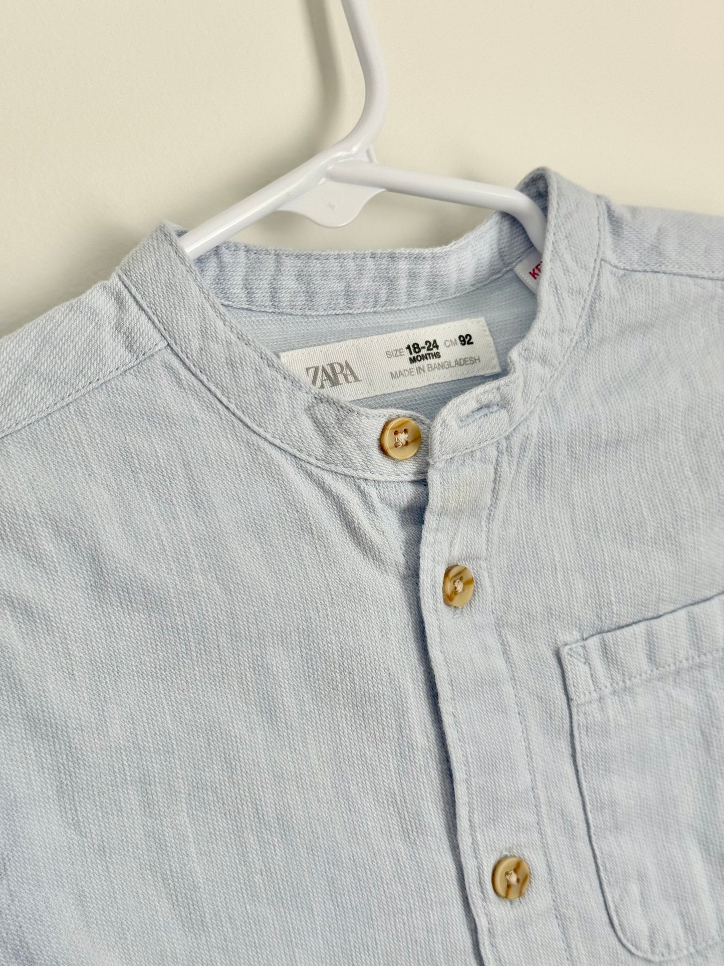 Zara Linen-Blend Shirt