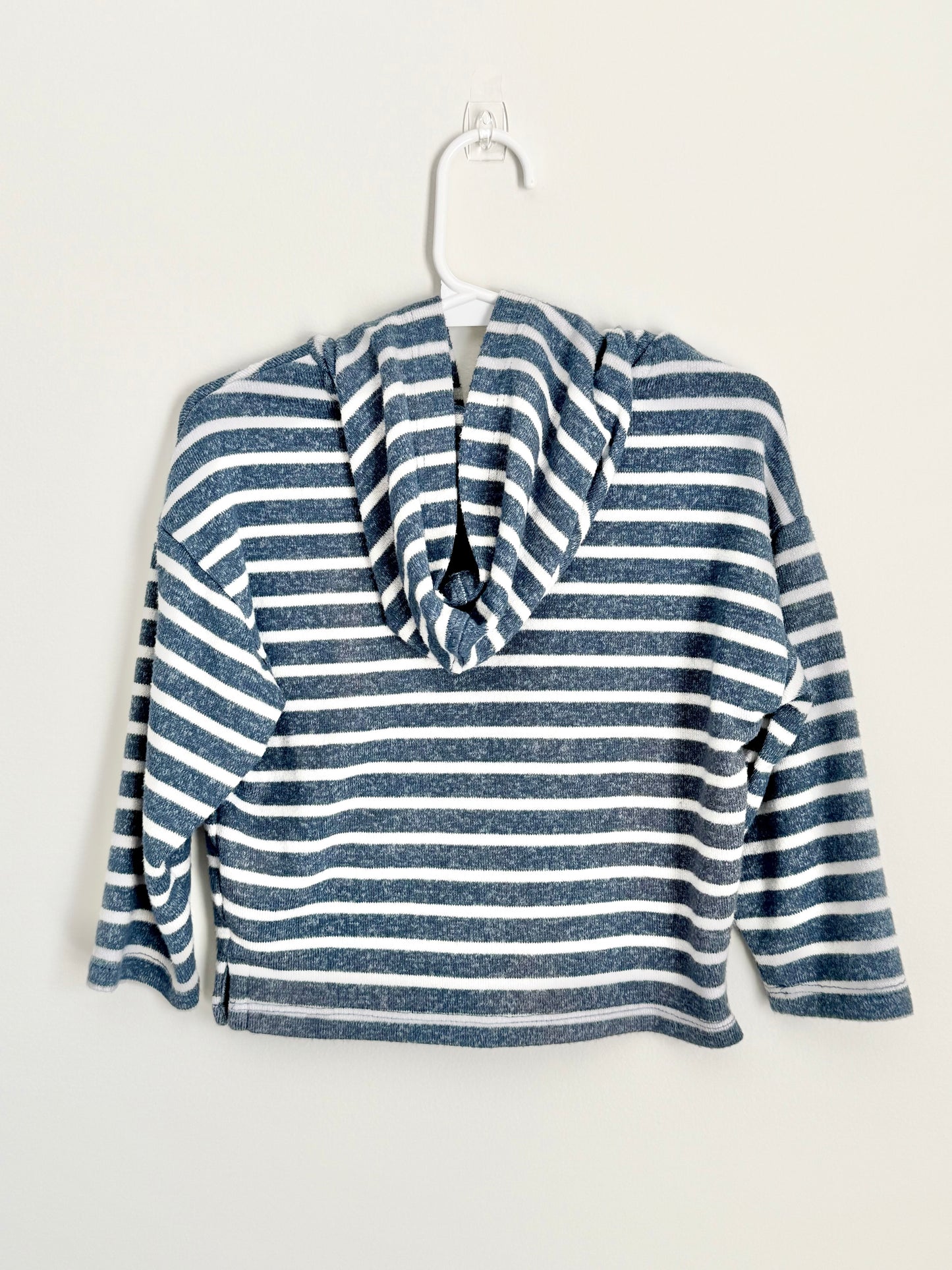 easy-peasy Striped Hooded Shirt