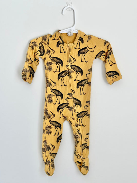 Kate Quinn Crane Bamboo Zip Footie