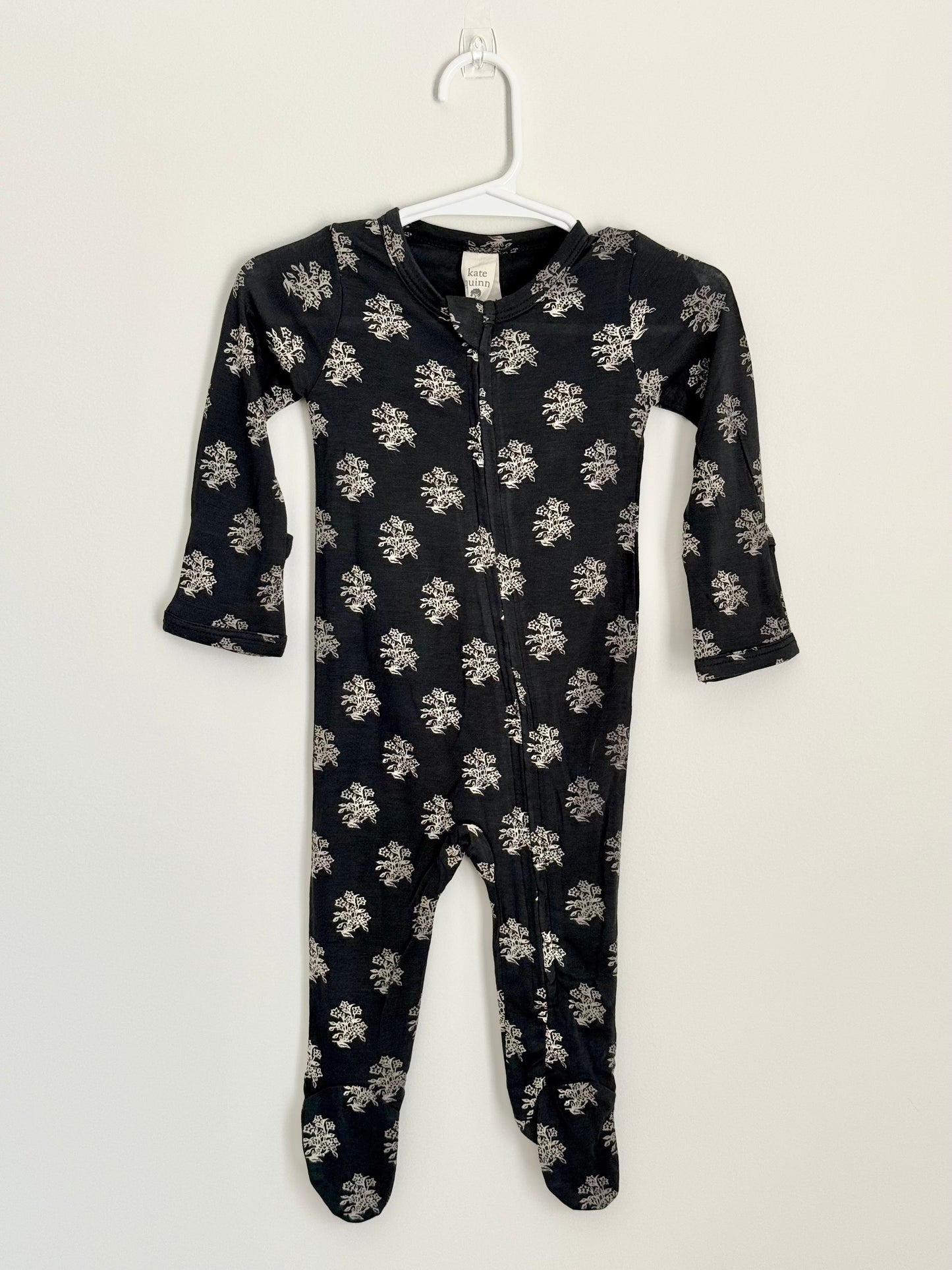 Kate Quinn Floral Modal Zip Footie