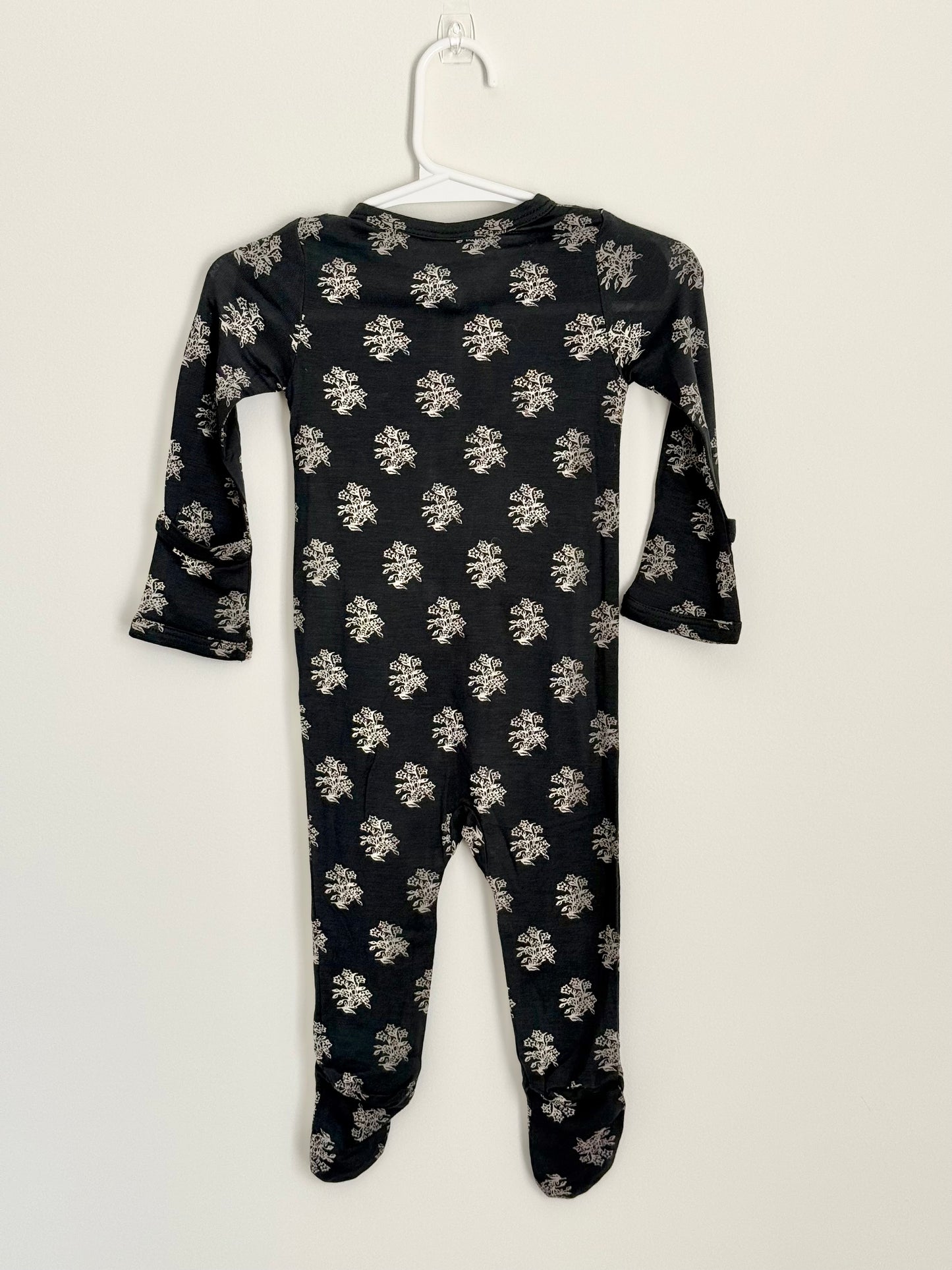 Kate Quinn Floral Modal Zip Footie
