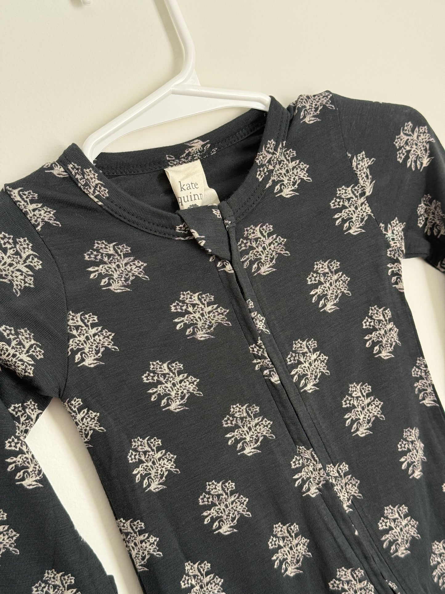 Kate Quinn Floral Modal Zip Footie