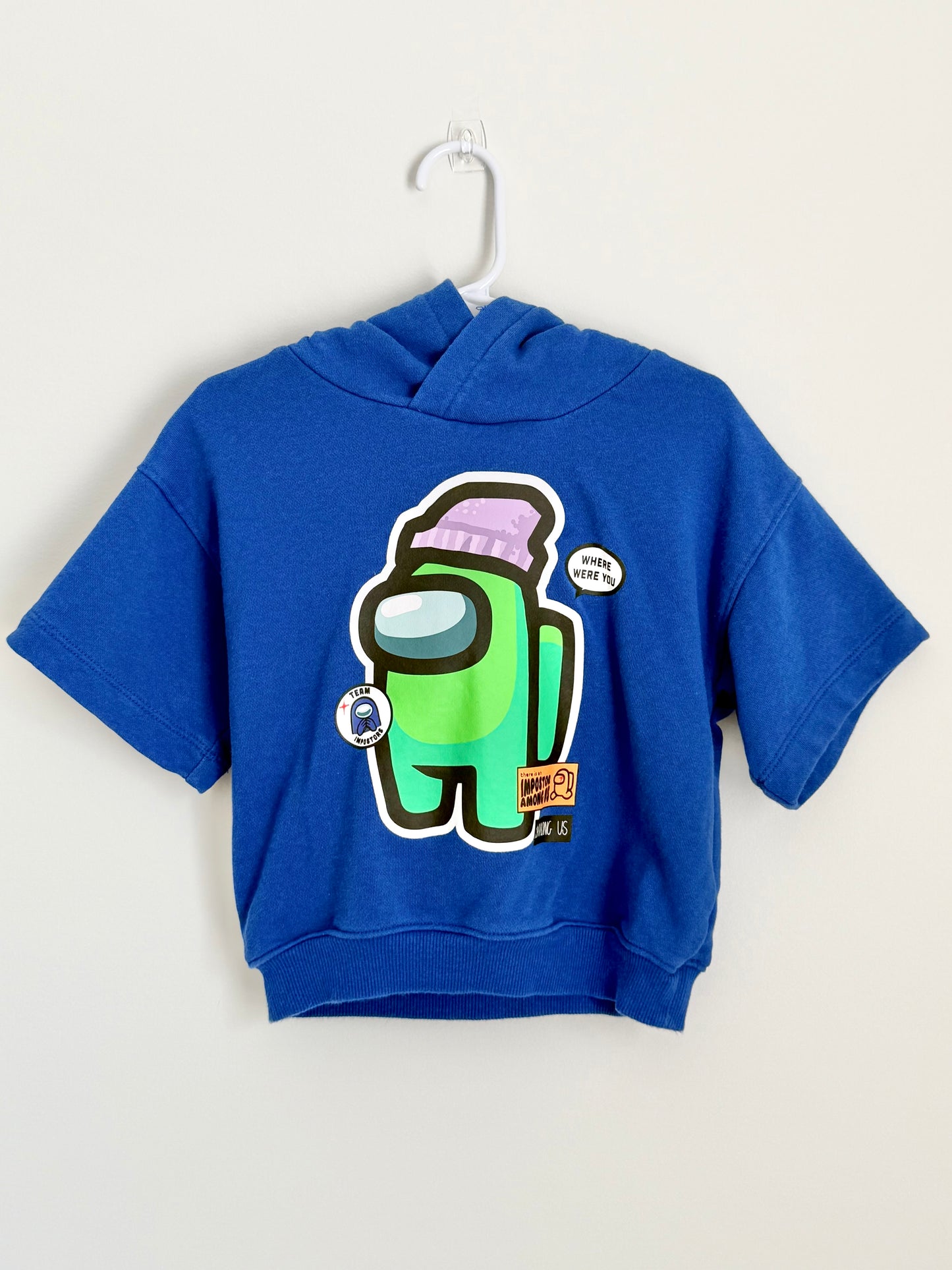 H&M Among Us Short-Sleeved Hoodie