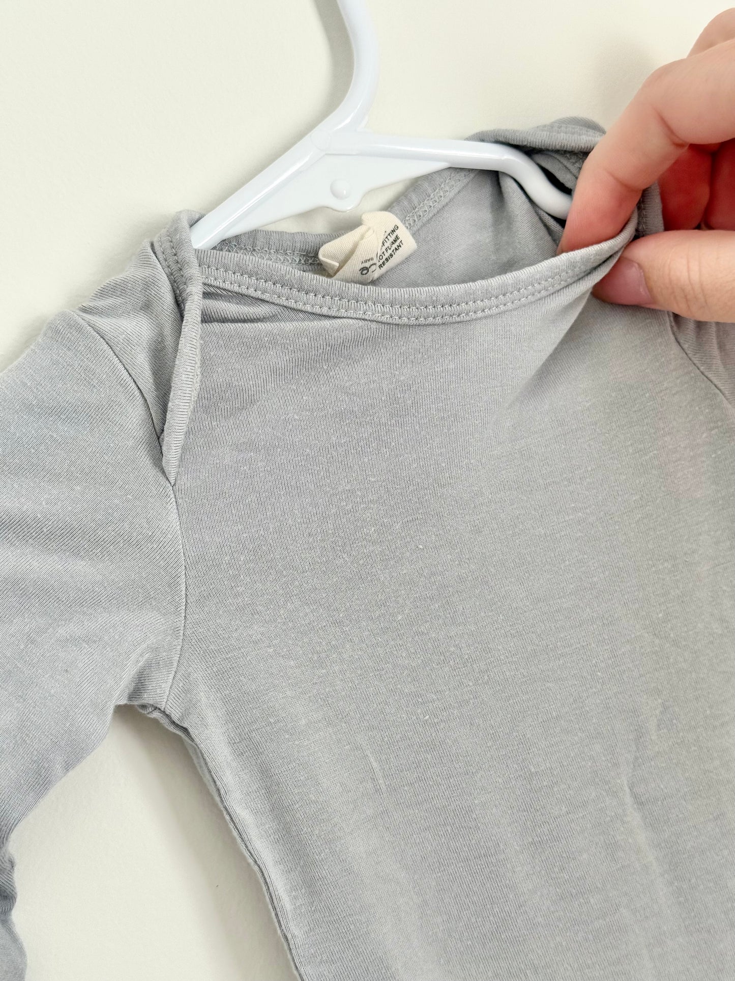 Kyte Baby Long Sleeve Bodysuit in Storm