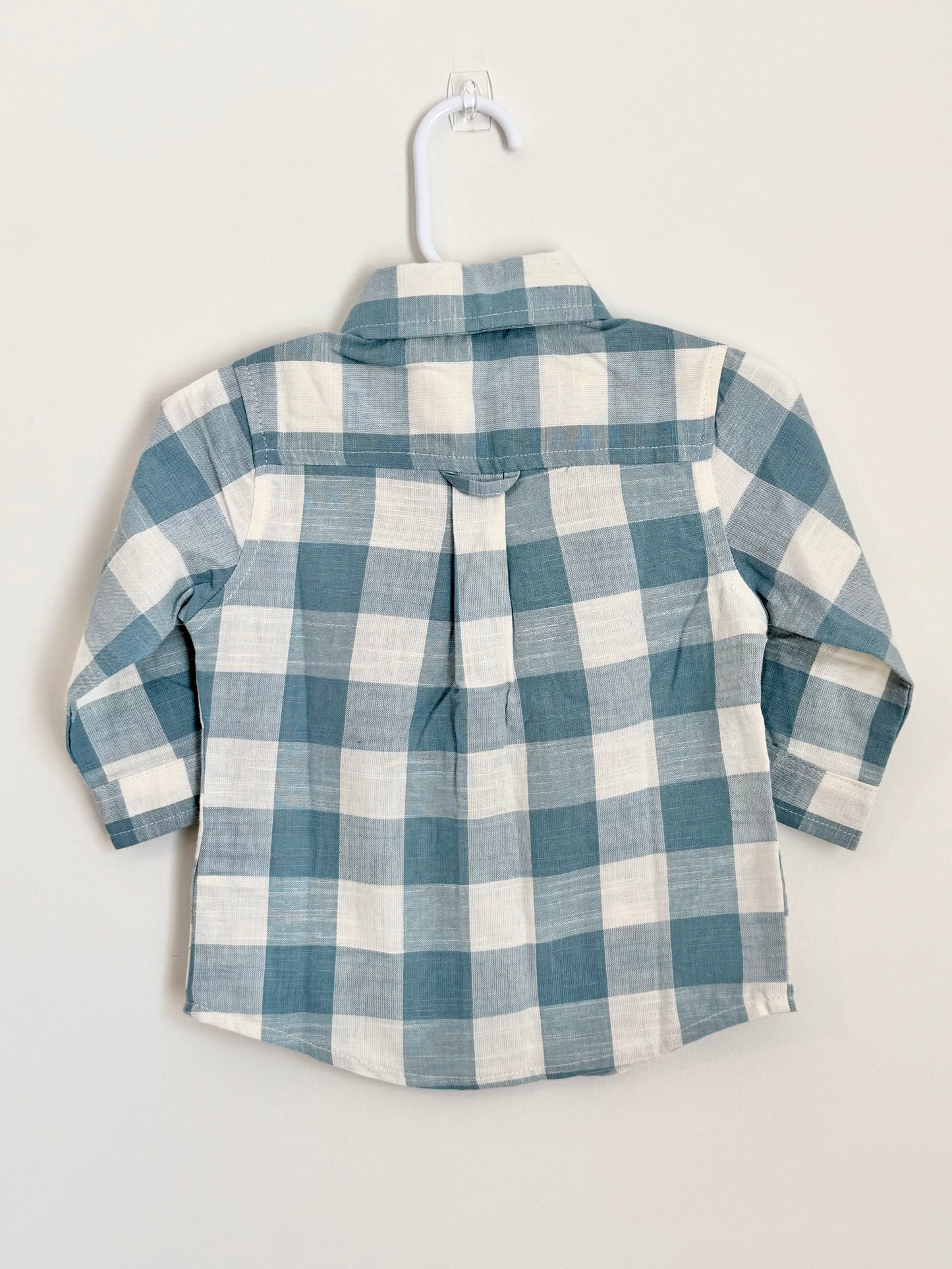 RuggedButts Blue Plaid Button Down