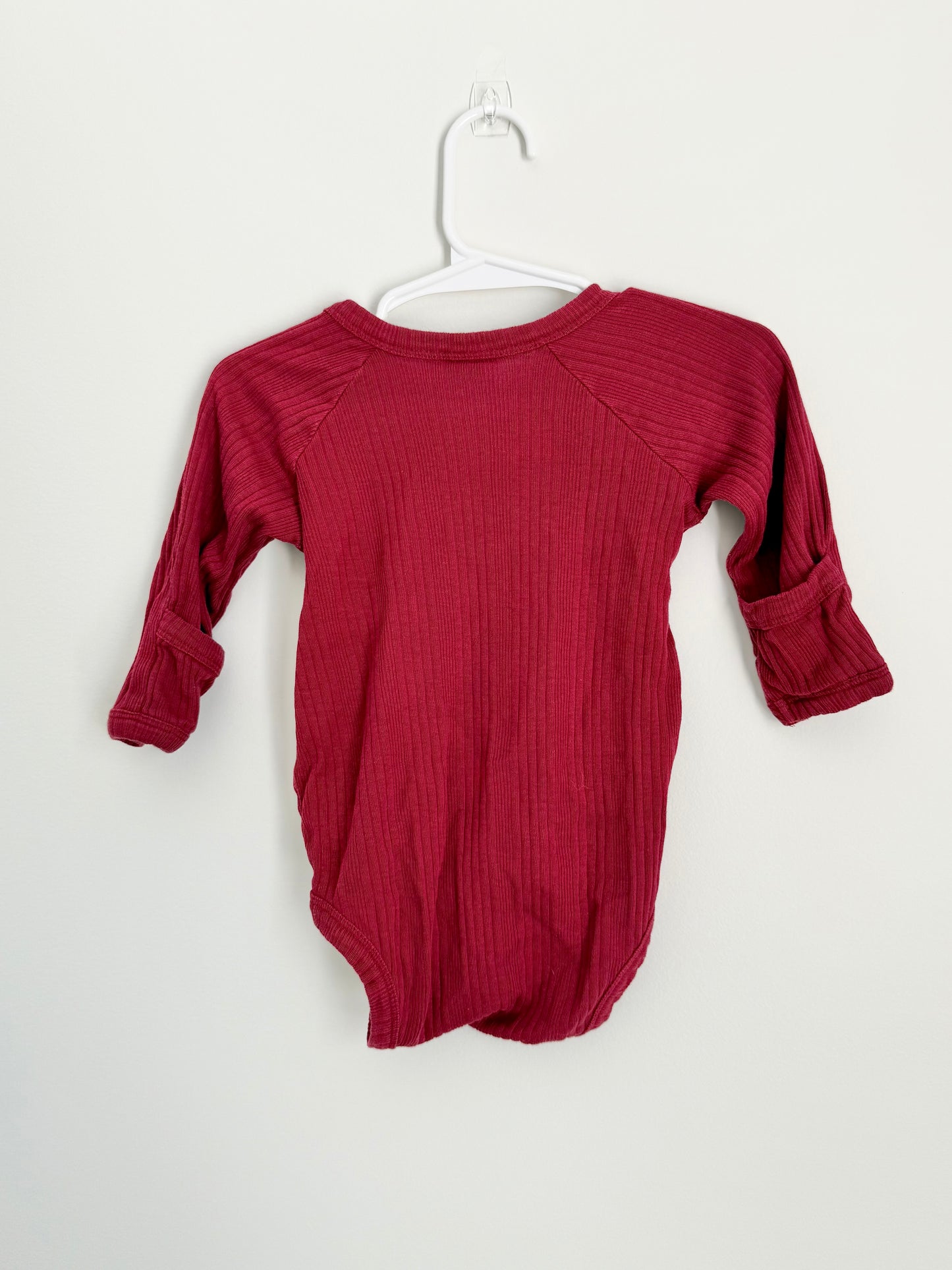 Kate Quinn Cotton Ribbed Wrap Onesie