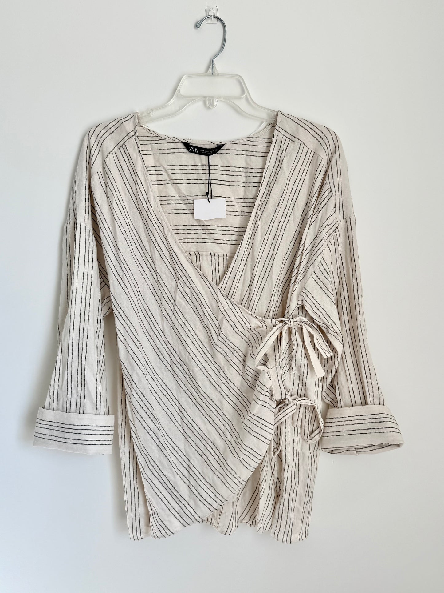 Zara Rustic Wrap Shirt