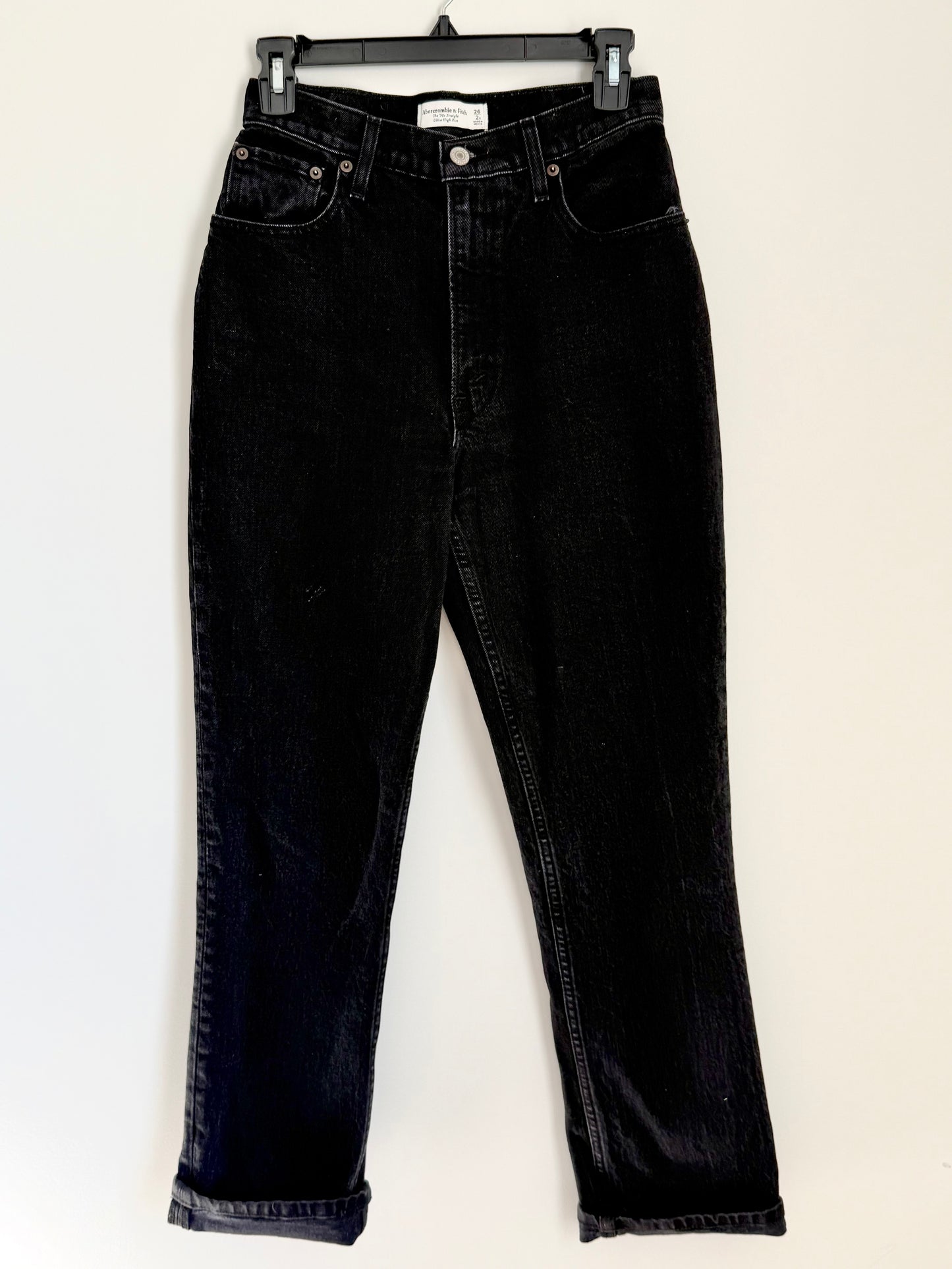 Abercrombie & Fitch The 90s Straight Jeans Ultra High Rise