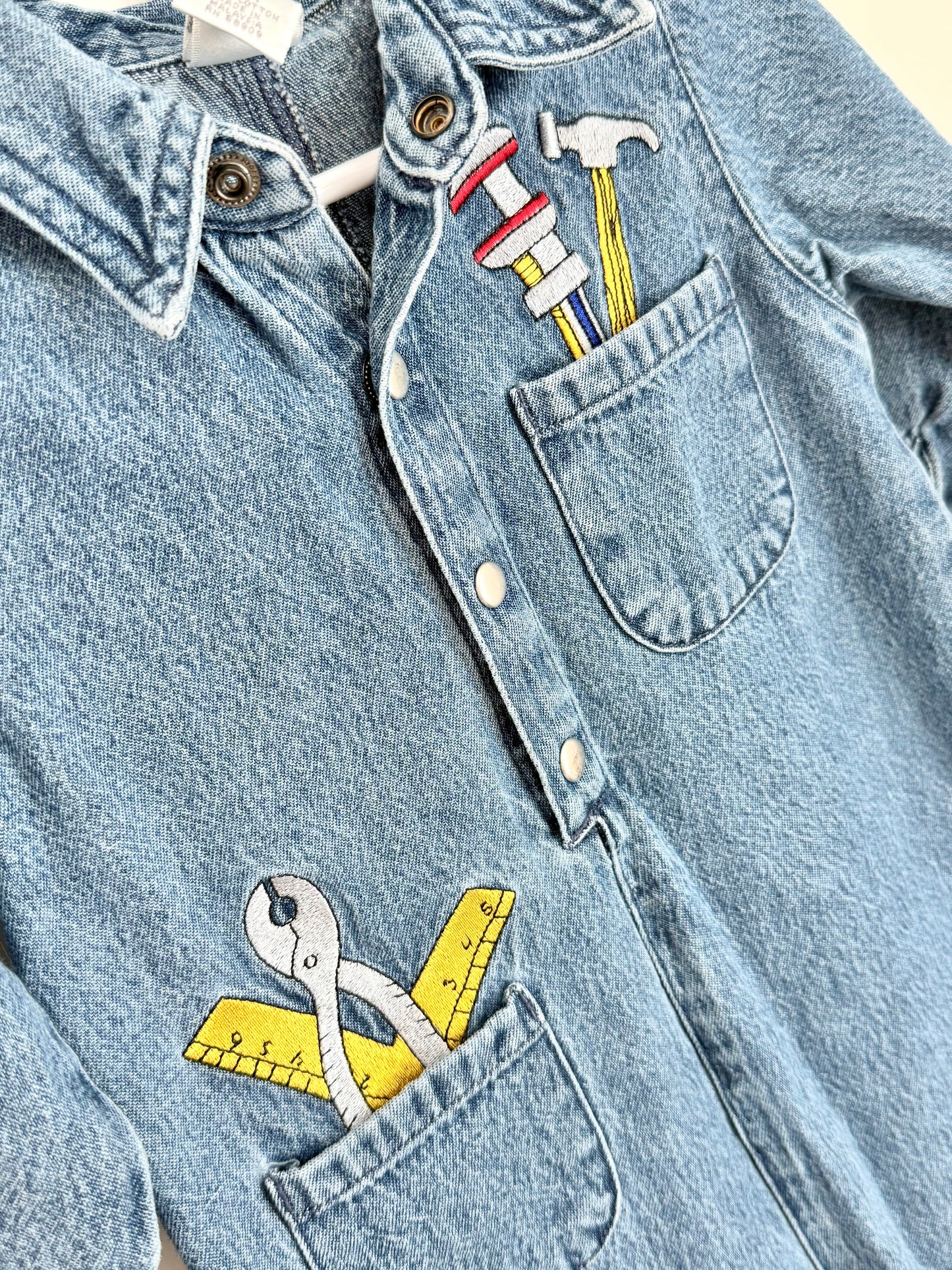 Starting Out Vintage Denim Coveralls