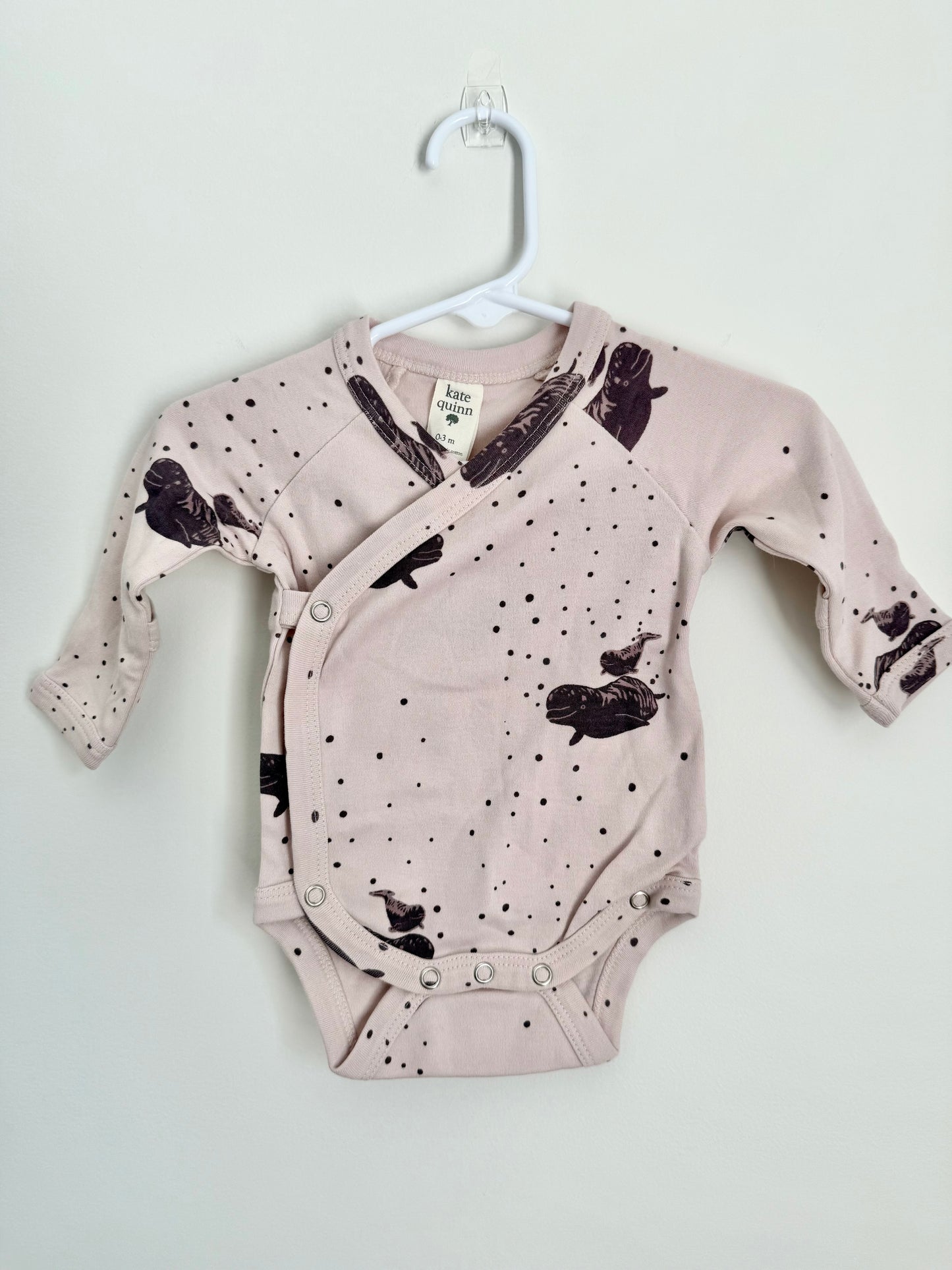 Kate Quinn Beluga Whale Purple Bodysuit