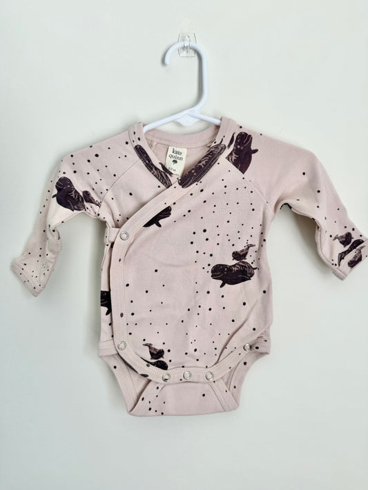 Kate Quinn Beluga Whale Purple Bodysuit