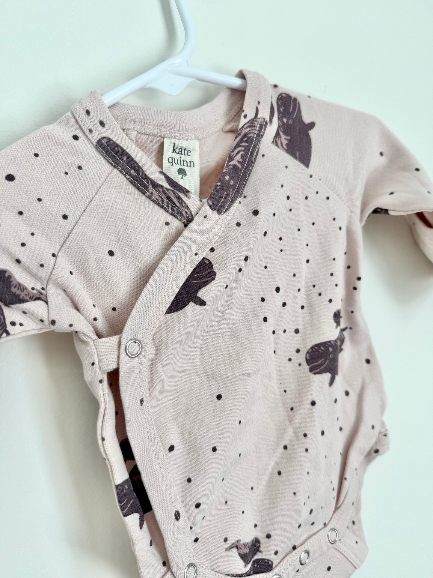 Kate Quinn Beluga Whale Purple Bodysuit