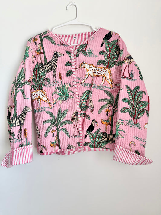 Handmade Safari-Inspired Quilted Jacket